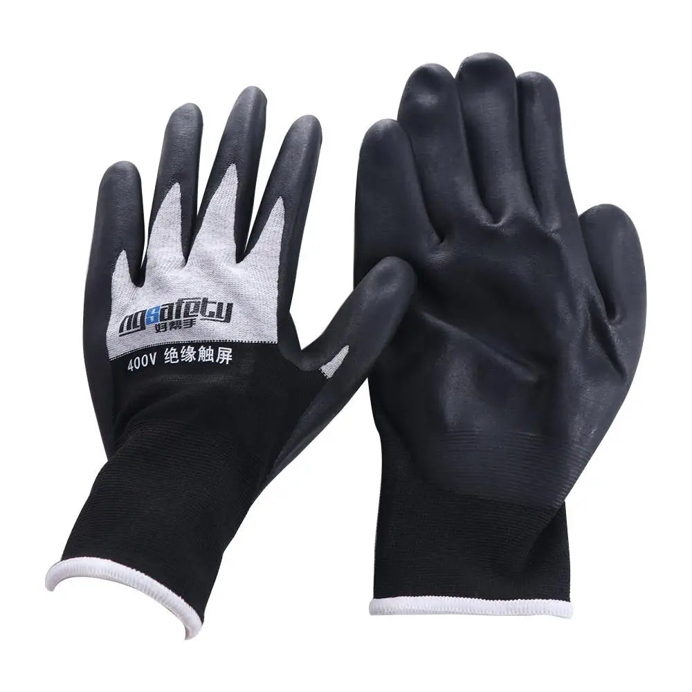 Withstanding Voltage 400V/500V Electrical Insulating Gloves Oil Proof Touch Screen Anti-Electricity Gloves Safety Ultrathin Peaceful Pleasures Health and Wellness Style1