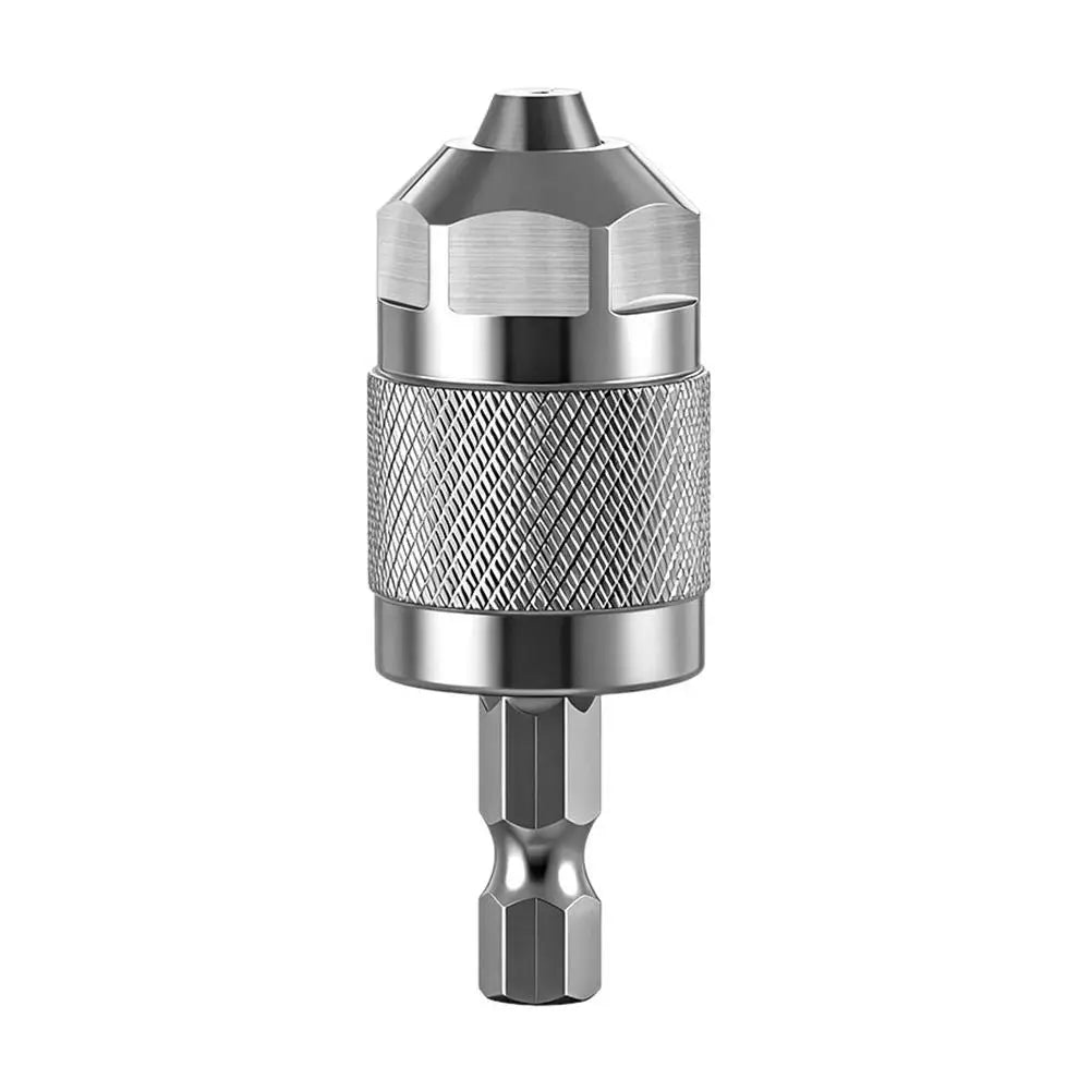 3-Jaw Keyless Drill Chuck, 0.3-6.5mm Capacity Drill Bit Adapter Hex Shank Chuck for Electric Screwdriver,Impact Driver Adaptor Peaceful Pleasures Health and Wellness 1.5 6.5mm