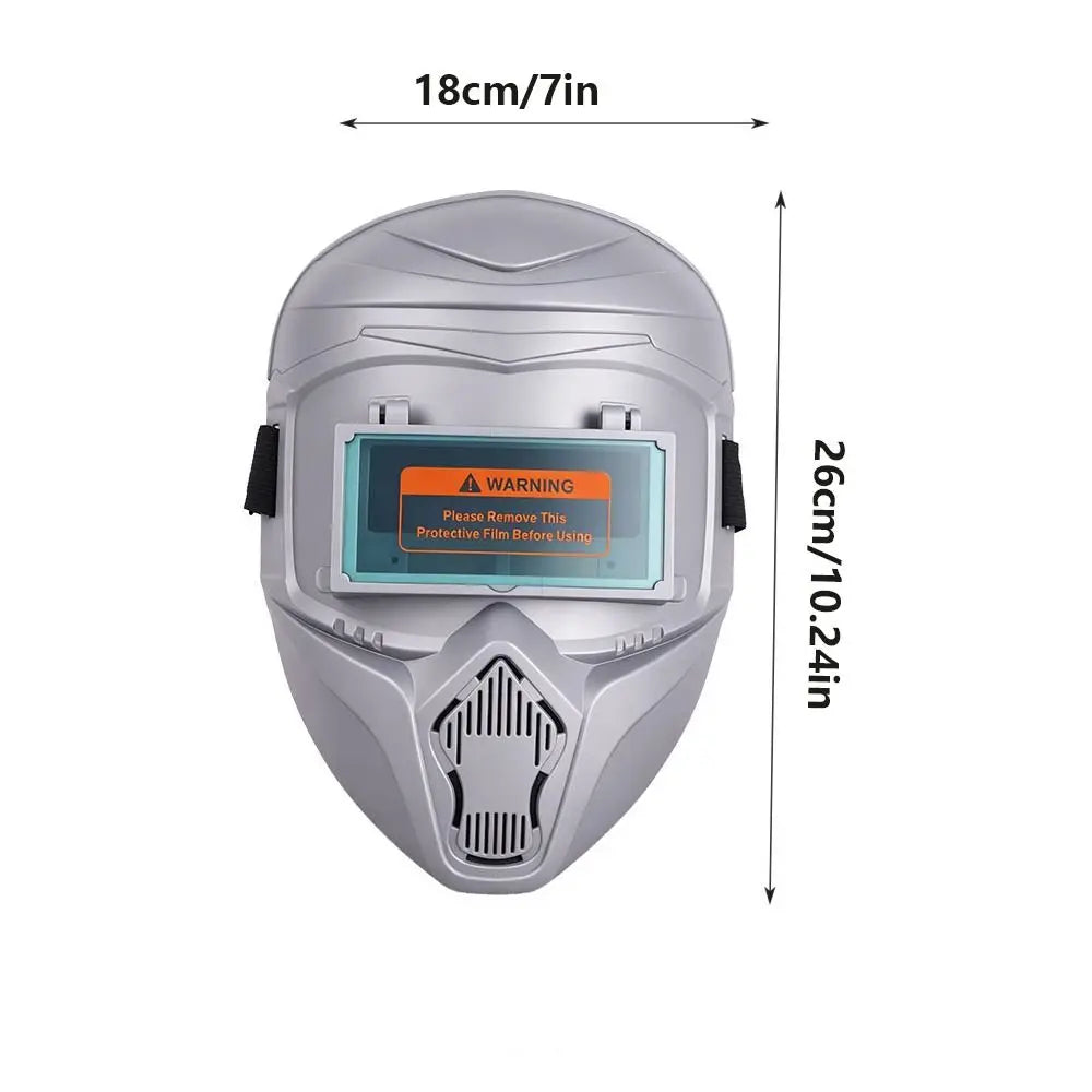 Auto-Darkening Welding Helmet | HD Flip-Up Lens, PP Shield