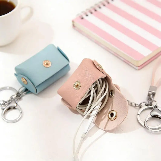 Kawaii Mini Bag Keychain – PU Leather Coin Purse Pendant Keychain Pendant Oasis Select