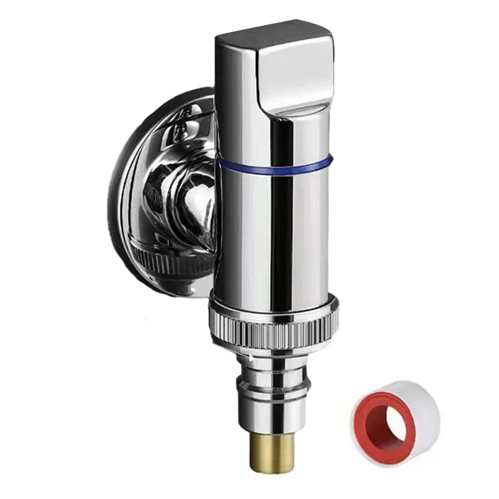 G1/2 Quick-Open Angle Valve | Wall-Mounted 3-Way Water Stop