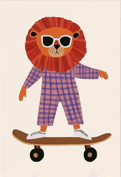 Funny Animal Canvas Wall Art Prints | Kids Nursery Room Decor