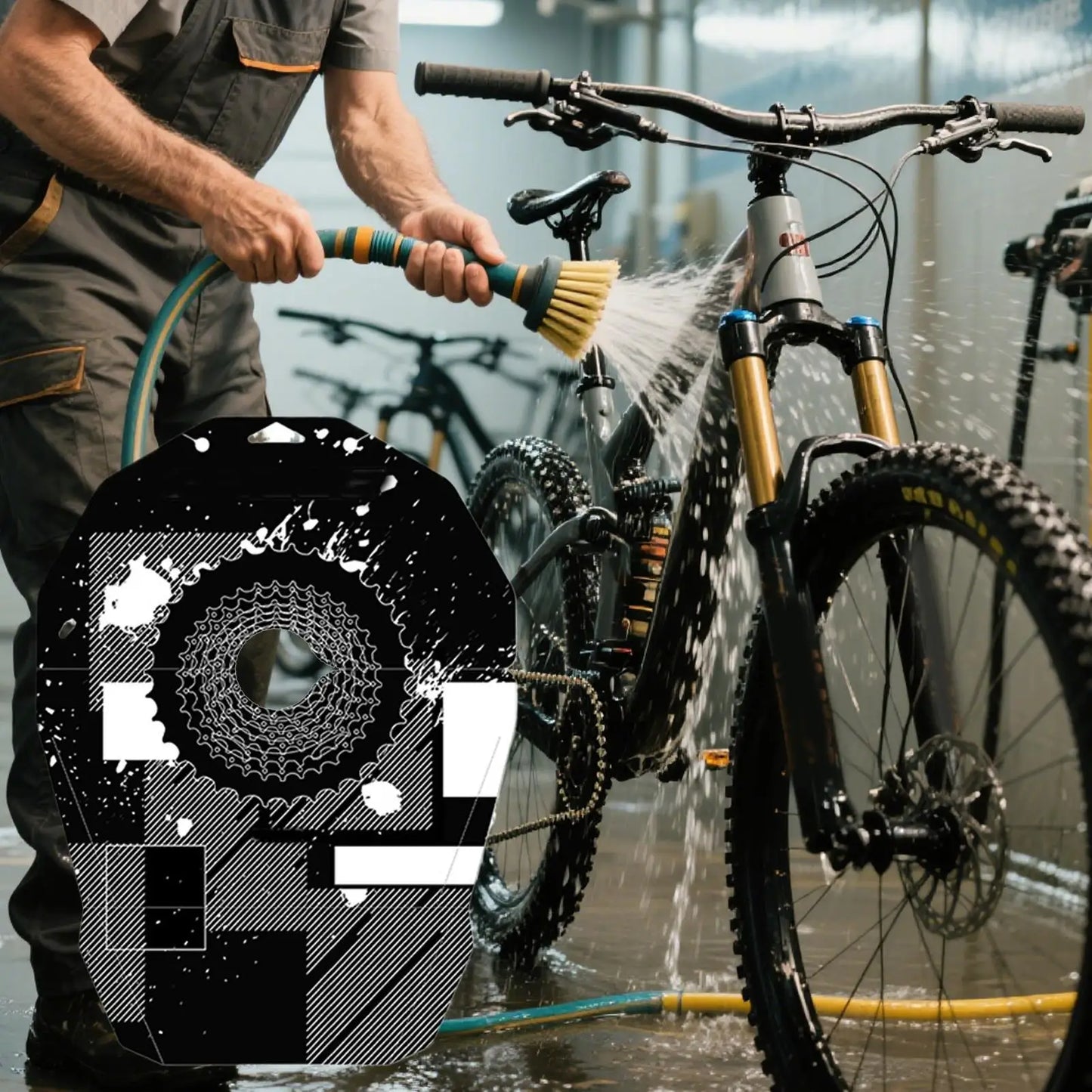 Bike Disc Brake Washing Cover | Cleaning Protection Tool