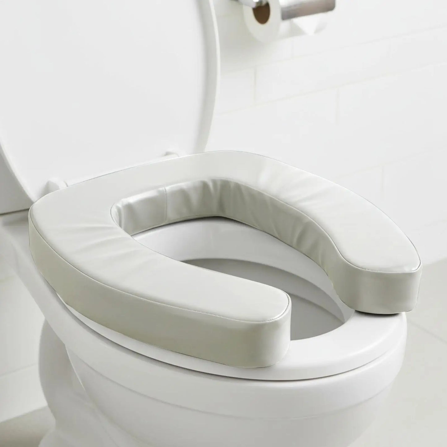 Raised Toilet Seat Cushion | Padded Waterproof U-Shape Riser