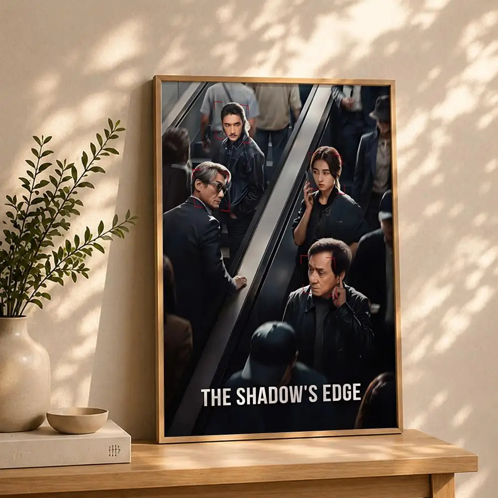 Bu Feng Zhui Ying Movie Poster – HD Self-Adhesive Wall Art Movie Wall Poster Peaceful Pleasures Health and Wellness White5 15X20cmNoframe
