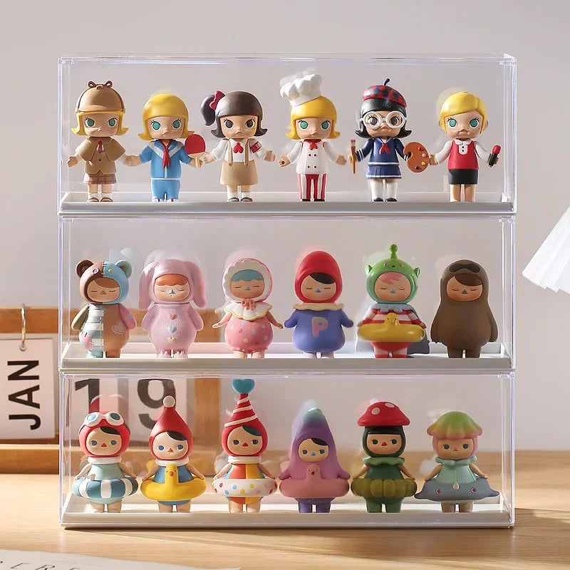 Clear Acrylic Pop Doll Display Box – Dustproof Storage Case