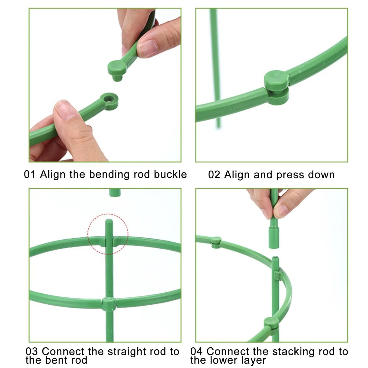 Round Tomato Cage Plant Support Trellis | Climbing Plant Stake