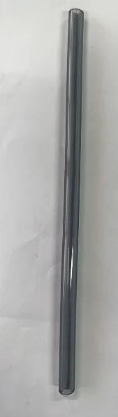 Colorful Glass Drinking Straws Easy to Clean Transparent Glass Straws for Smoothies Milkshakes Juices Teas Peaceful Pleasures Health and Wellness Smoky Gray Straight