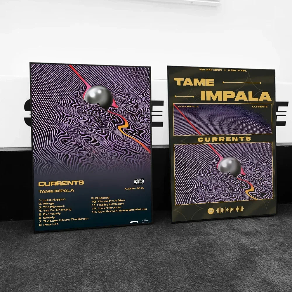 Tame Impala Minimalist Aesthetics Canvas Painting Print for Living Room Modern Home Decor Peaceful Pleasures Health and Wellness