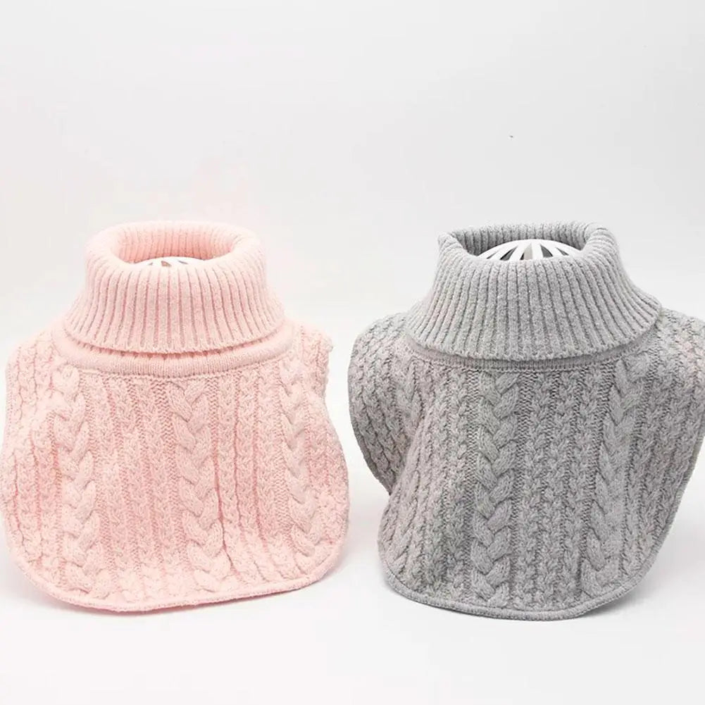 Kids Detachable Knit Neck Warmer | Winter Fake Collar Scarf Kids Neck Warmer Peaceful Pleasures Health and Wellness