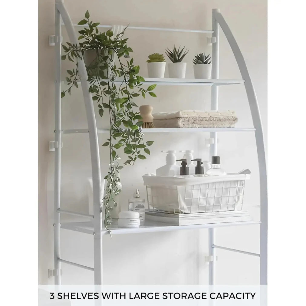 3-Tier Over Washing Machine Shelf | Waterproof Storage Rack