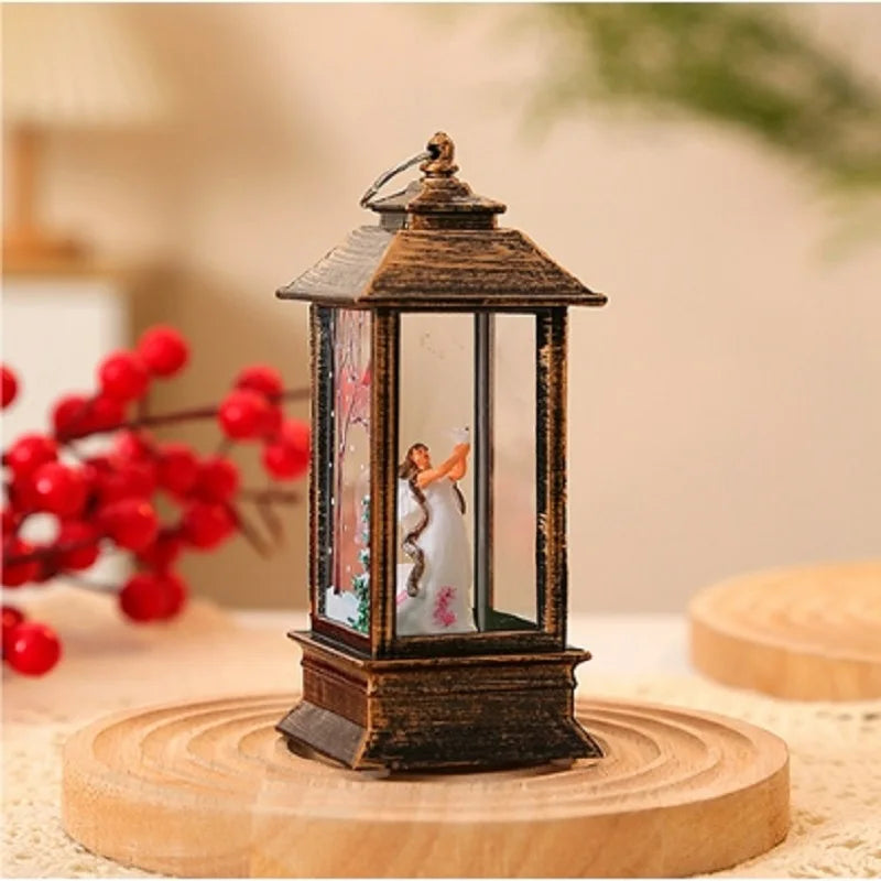 1PC Light Night Light Christmas Interior Light Desktop Decoration Christmas Tree Santa Claus Decorative Desktop Decoration No w Peaceful Pleasures Health and Wellness D Angel
