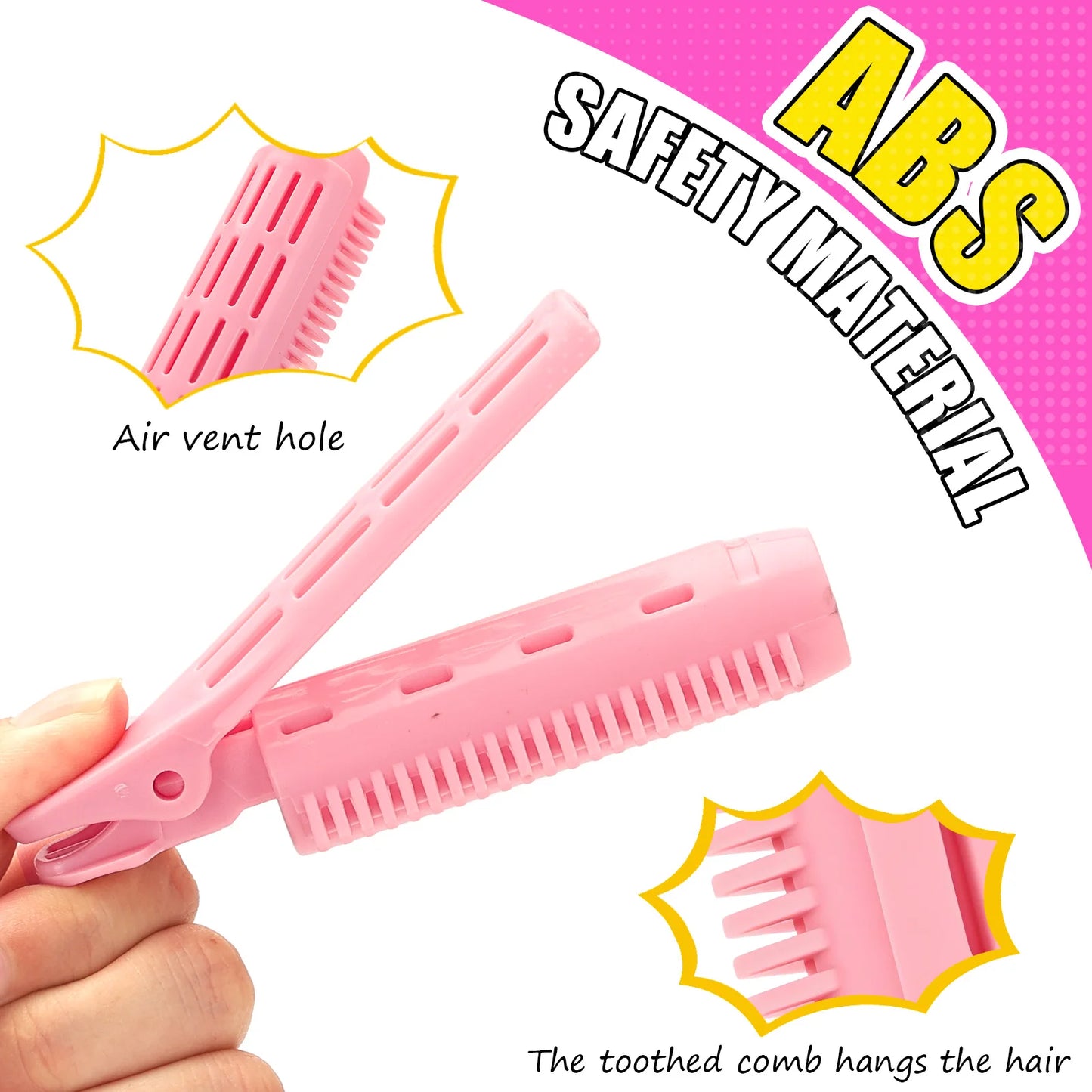 2/4Pcs Set Hair Root Fluffy Lazy Hair Clips Hair Styling Hairpins Curling Barrel Hair Clips Curlers Portable Hair Accessories Peaceful Pleasures Health and Wellness