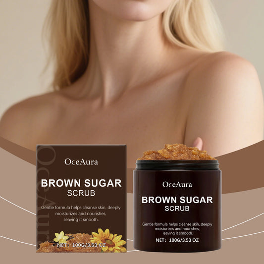 OceAura Brown Sugar Body Scrub | Exfoliate & Soften Skin