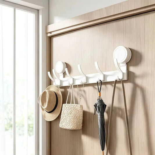 No-Drill Adhesive Wall Hooks 8 Pack – Bathroom & Kitchen Adhesive Wall Hooks Peaceful Pleasures Health and Wellness