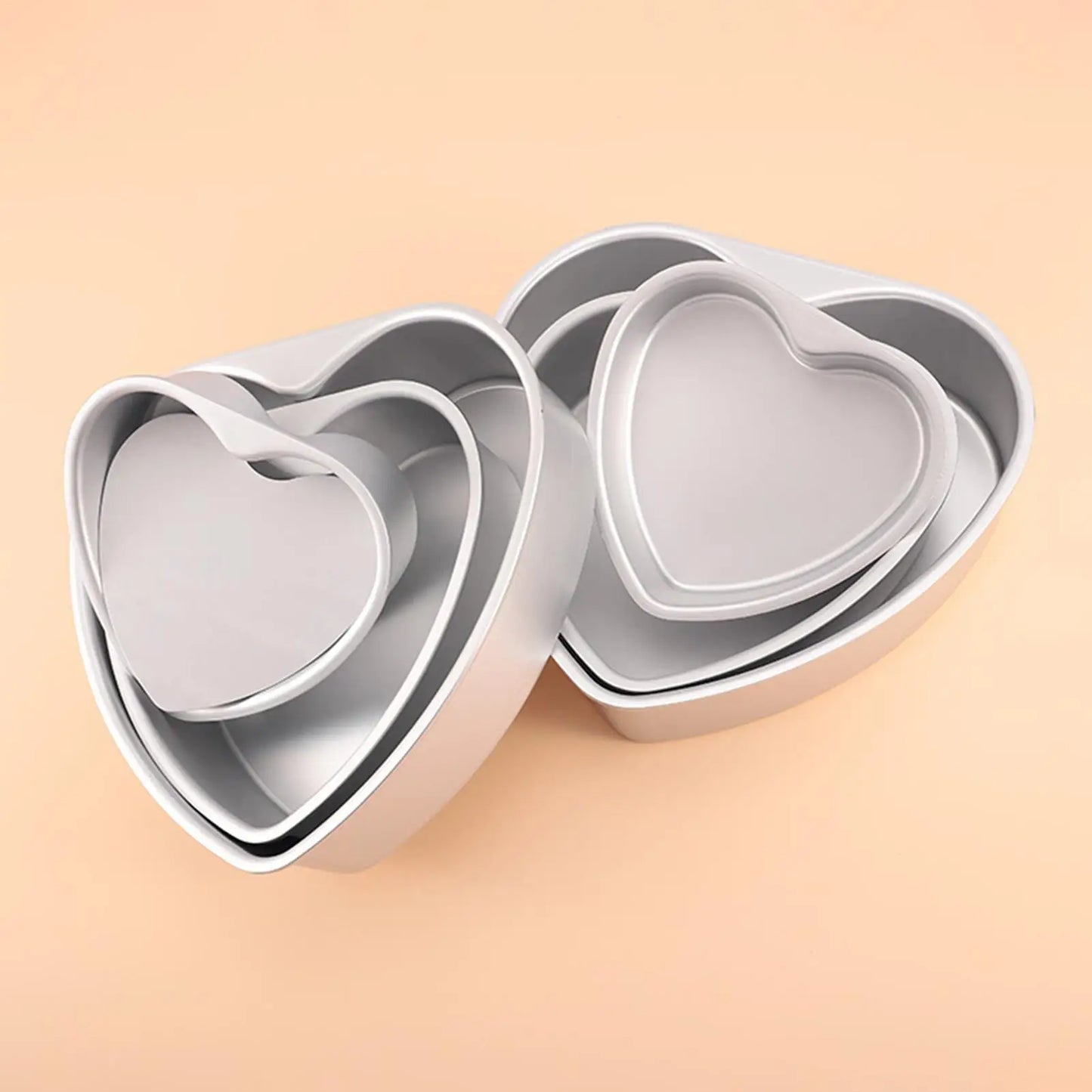 Heart Shaped Cake Pan Non-Stick Aluminum | 6, 8 & 10 Inch