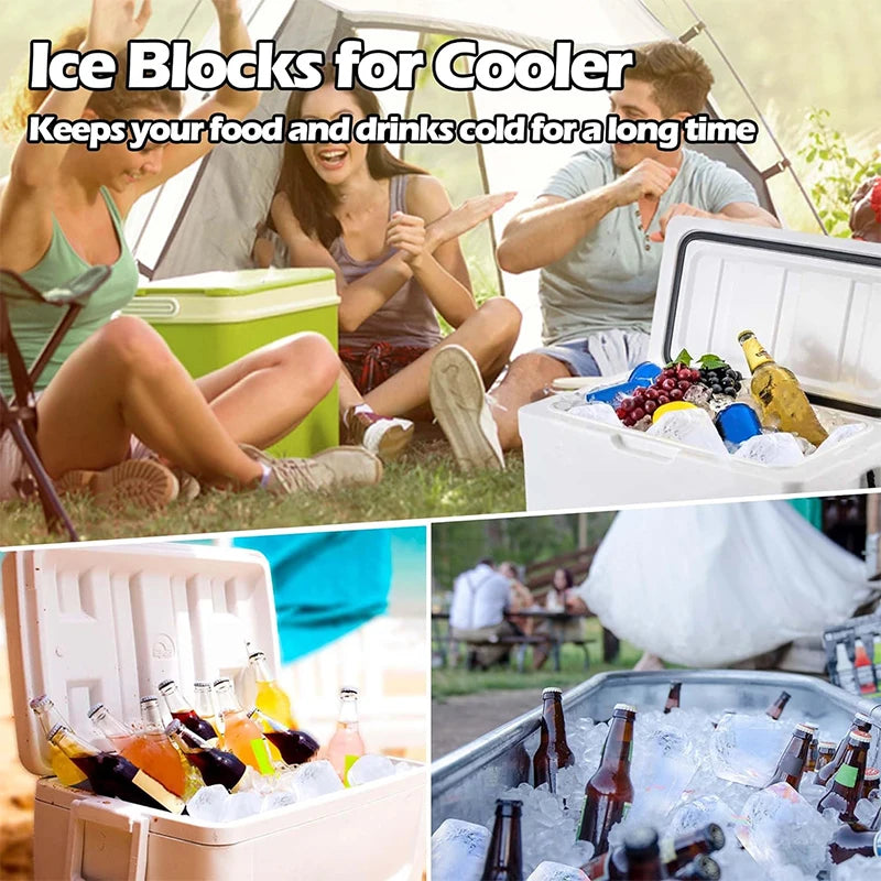 Large Silicone Ice Block Mold – Ice Bath, Big Cube Tray
