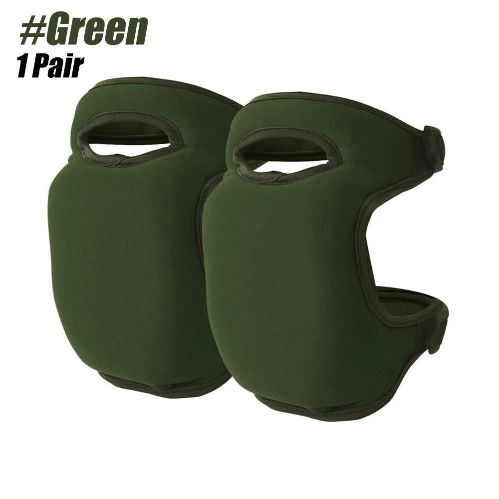 Non-Slip Knee Pads Thick Foam EVA Neoprene Adjustable Straps Protective Knee Pads Peaceful Pleasures Health and Wellness Green