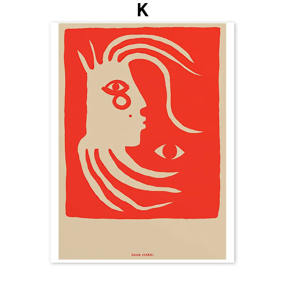 Abstract Gallery Decorative Wall Art Poster Horse Vintage Interior Prints Canvas Decoration Mural Figure Wall Picture Home De Peaceful Pleasures Health and Wellness L 40x60cm