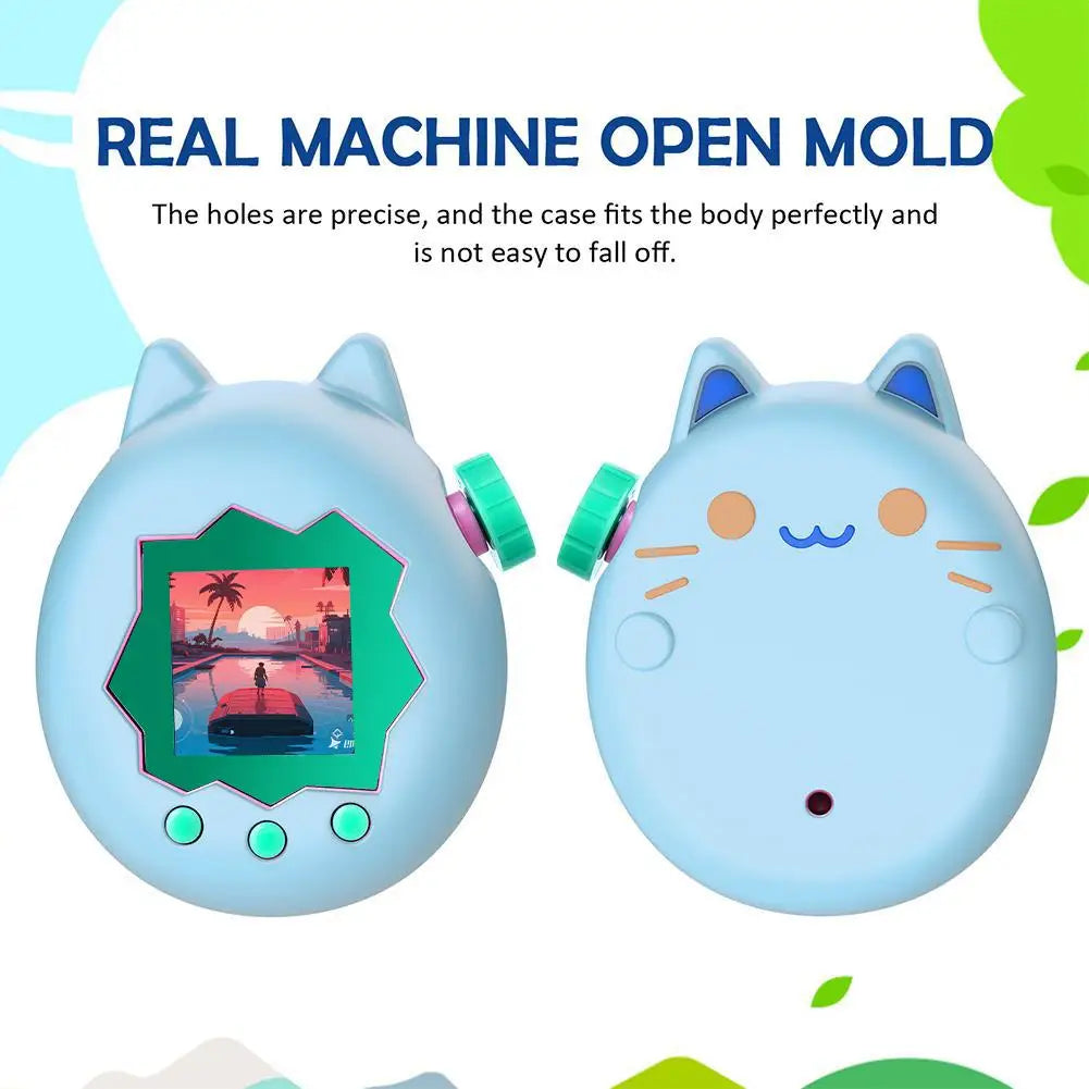 For Tamagotchi Paradise Silicone Protective Case Cute Skin Cover Sleeve Soft Shell Gaming Accessory Peaceful Pleasures Health and Wellness