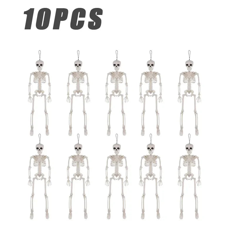 40cm Movable Skeleton Halloween Decoration – Hang or Stand