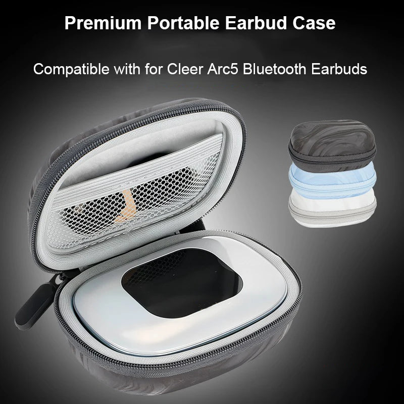 Portable Hard EVA Storage Bag For Cleer Arc5 Earbuds Protect Box For Cleer Arc5 Headphone Travel Carrying Case Organized Storage Peaceful Pleasures Health and Wellness