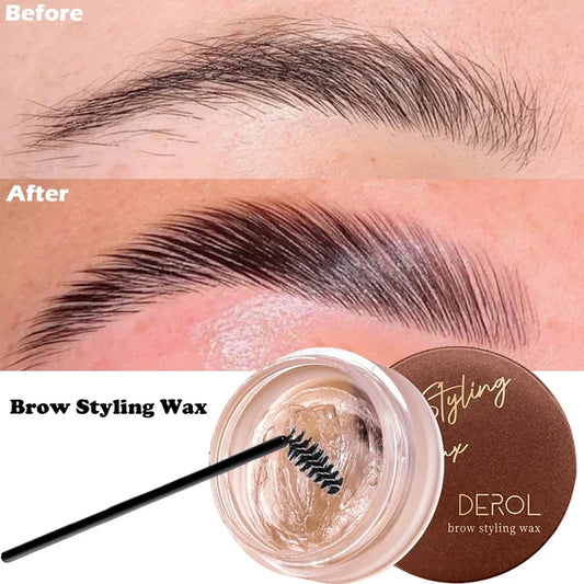 3D Eyebrow Pomade Wax Gel – Long-Lasting Wild Brow Cream Eyebrow Pomade Wax Peaceful Pleasures Health and Wellness