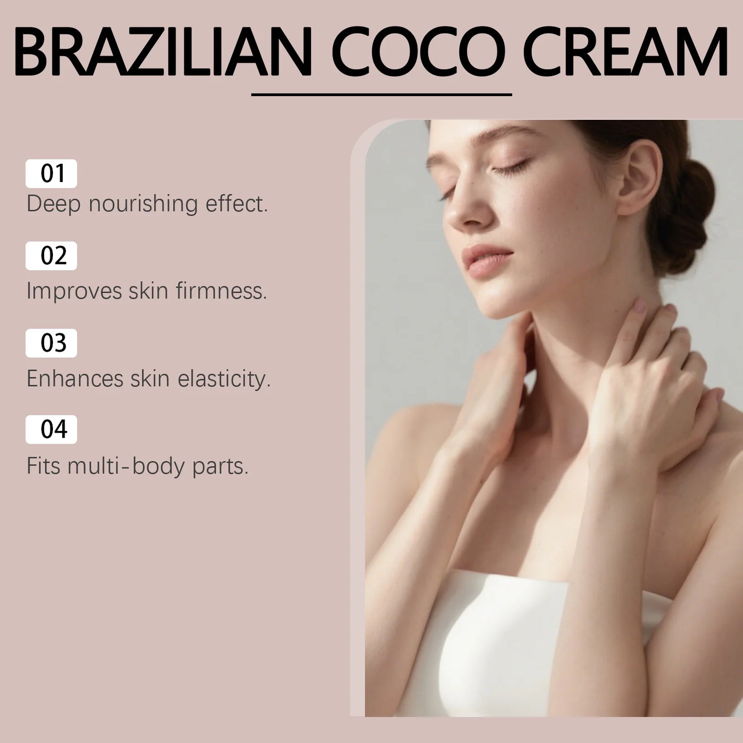 Coconut Oil Moisturizer Repair Damaged Dry Skin Deep Nourishing Brightening Anti Crack Smoothing Softening Skin Hydrating Cream Peaceful Pleasures Health and Wellness