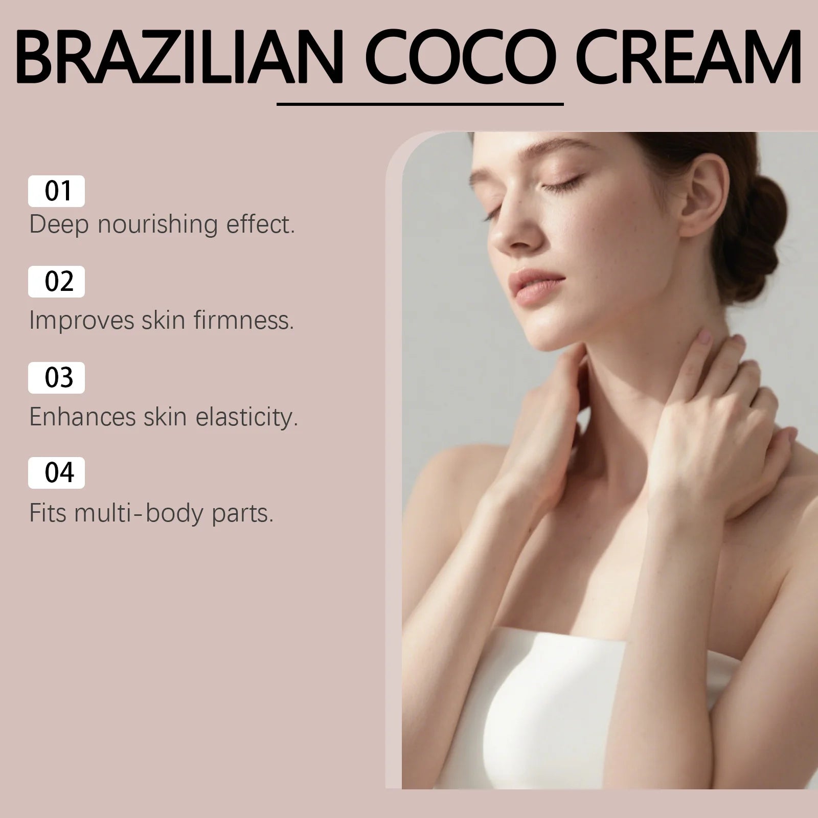 Coconut Oil Moisturizer Repair Damaged Dry Skin Deep Nourishing Brightening Anti Crack Smoothing Softening Skin Hydrating Cream Peaceful Pleasures Health and Wellness
