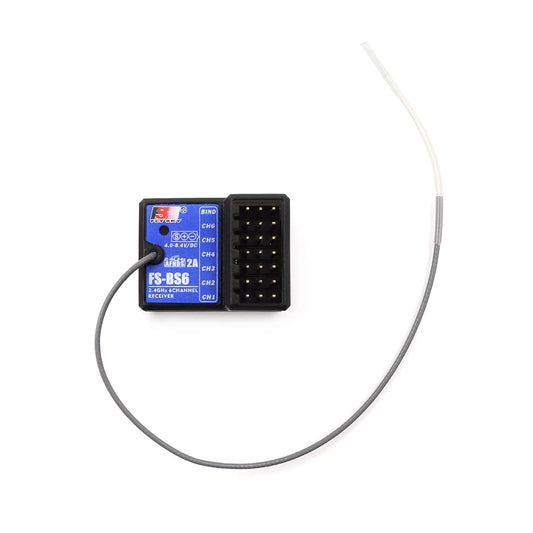 FlySky FS-BS6 2.4GHz 6CH AFHDS2A Receiver for RC Car & Boat RC Receiver Peaceful Pleasures Health and Wellness FS-BS6