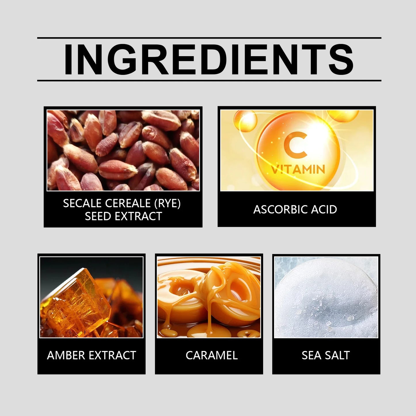 Caramel Sea Salt Body Scrub for Men – Vitamin C Deep Cleanse