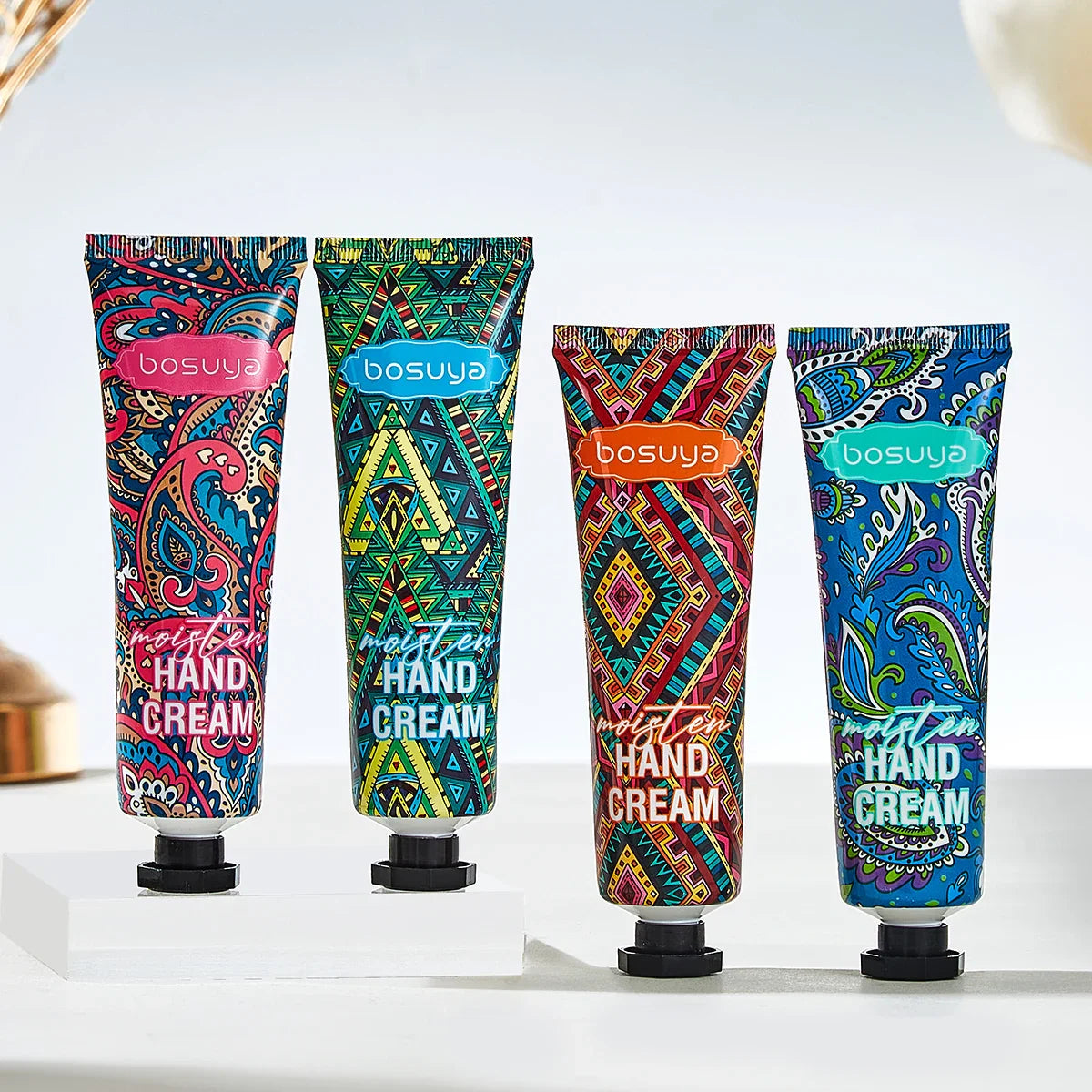 Bosuya 8-Pc Lip Mask & Hand Cream Set – Fruit Flavor Gift