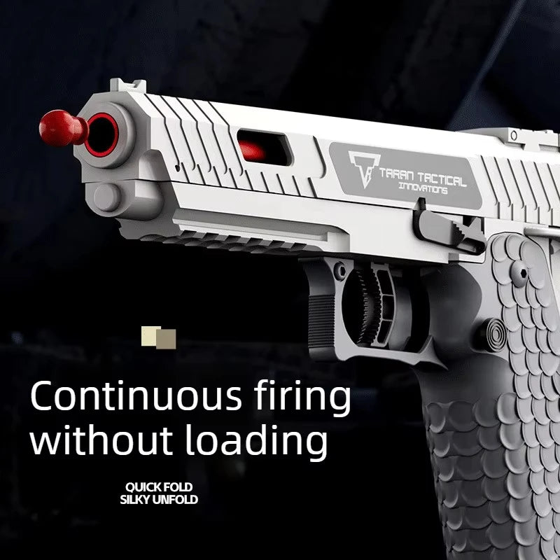 Csnoobs 2011 Continuous Shooting Throwing Shell Toy Gun Radish Gun Revolver Empty Shell Outdoor Game Birthday Gift Peaceful Pleasures Health and Wellness