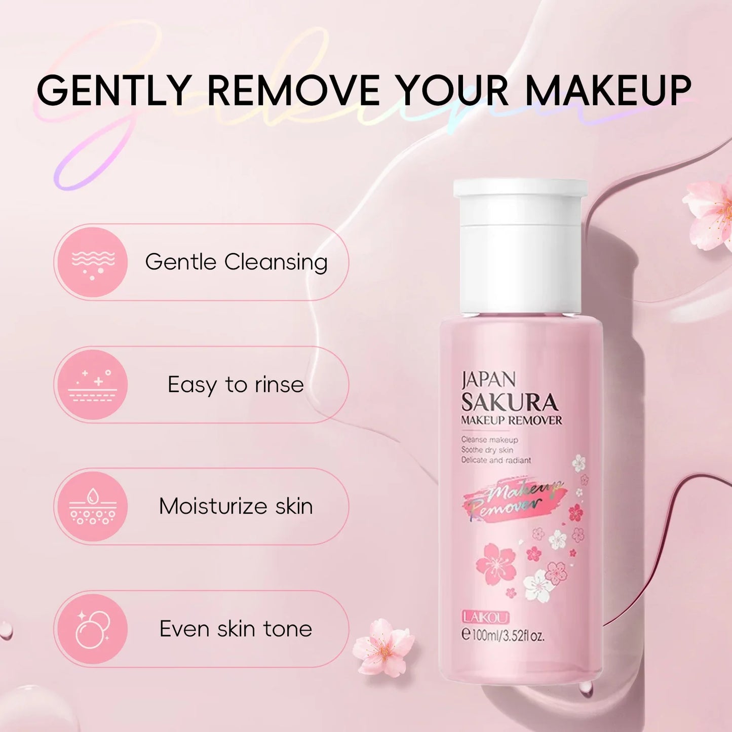 LAIKOU Gentle Micellar Makeup Remover – Lip & Eye 100ml