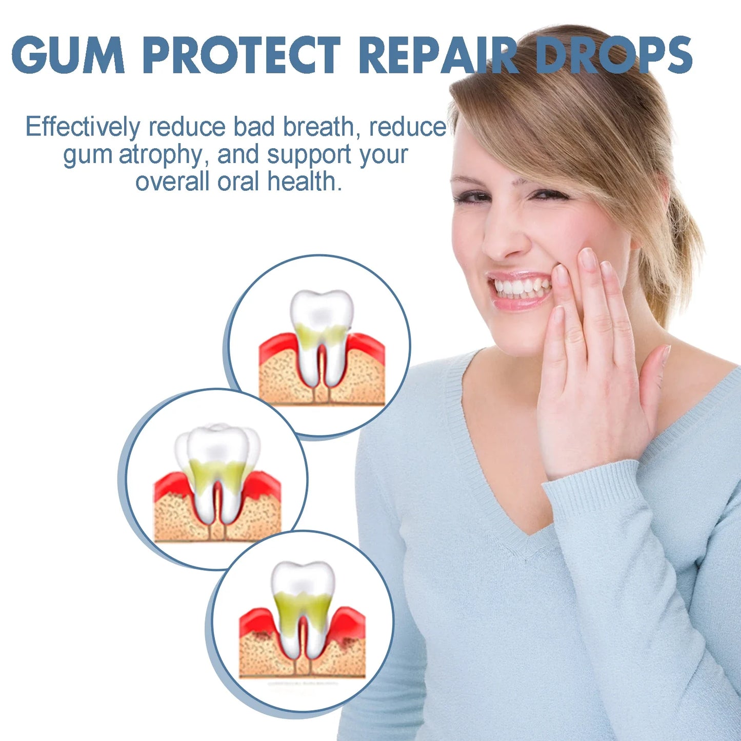 Gum Protect Repair Drops | Gum & Teeth Brightening Serum 30ml