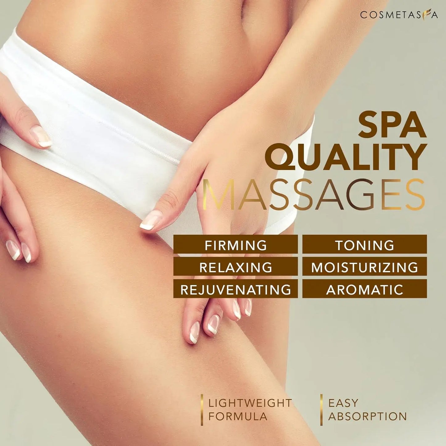 Anti Cellulite Massage Oil – Lymphatic Drainage & Firming Body Oil with Collagen & Stem Cells Toning & Hydrating, Lightweight Peaceful Pleasures Health and Wellness