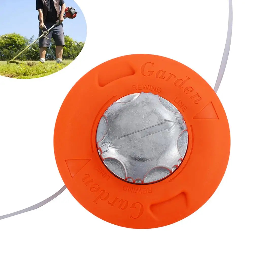 M10 Aluminum Nylon Bump Spool Grass Trimmer Head with 2-Line Cutter Peaceful Pleasures Health and Wellness