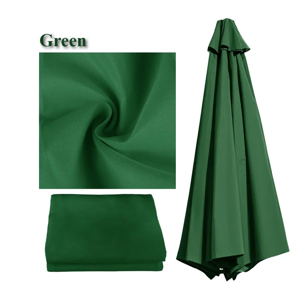 Patio Umbrella Replacement Canopy Cover – 6 & 8 Rib, 2m–3m