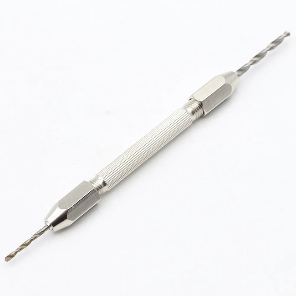 Drill Bit Clamp Watchmaker Pin Vice Home Carving Repair Tool Double