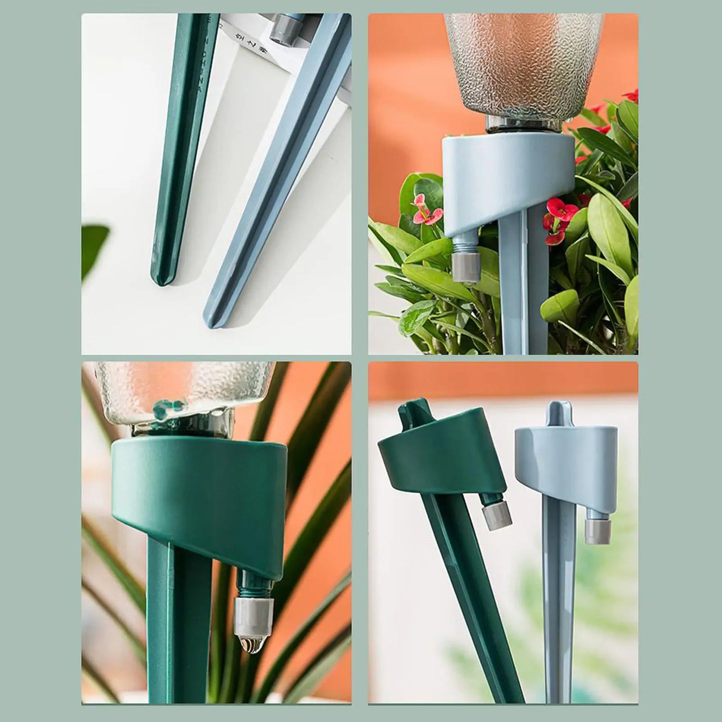 6-Pack Self Watering Spikes | Automatic Drip Irrigation Garden