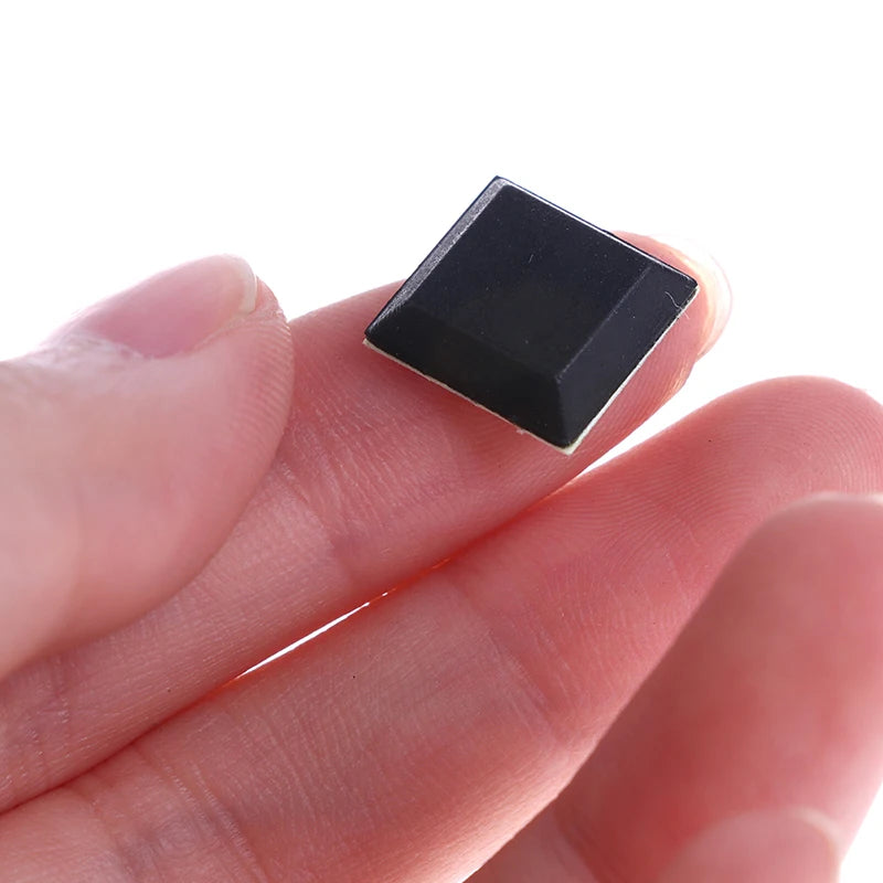 40-Pack Square Self-Adhesive Rubber Bumper Pads | Furniture Feet