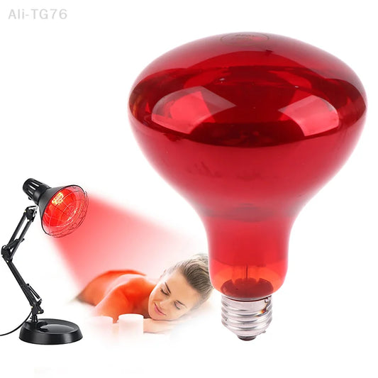 100W 150W Infrared Physiotherapy Red Heat Lamp Bulb Infrared Heat Lamp Peaceful Pleasures Health and Wellness