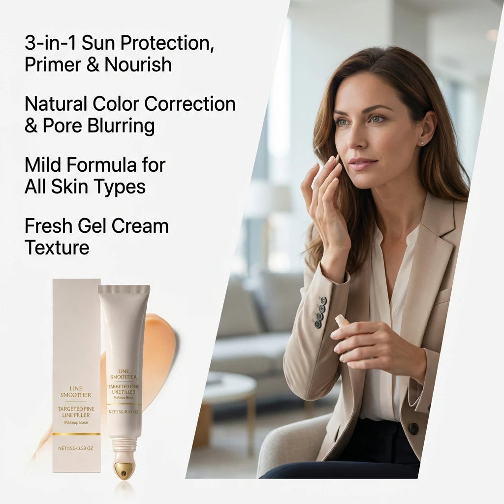 Nicotinamide Makeup Primer Hide Pores Oil Shine Control Brighten Dull Skins Prevent Sunburn Natural Base 3-In-1 Face Concealer Peaceful Pleasures Health and Wellness