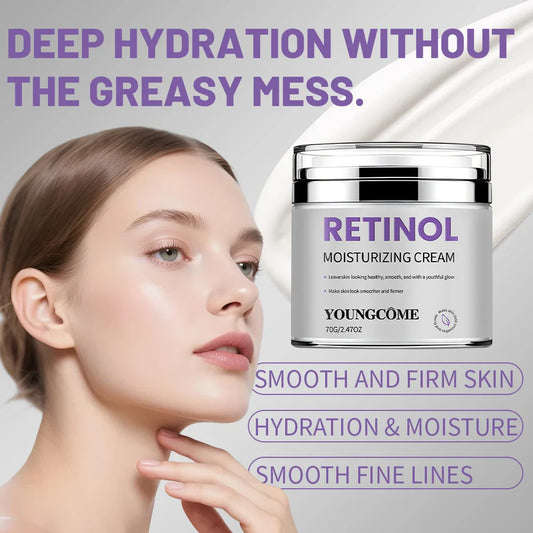 YOUNGCOME Retinol Moisturizing Cream | Daily Hydrating Face Cream Retinol Face Cream Oasis Select