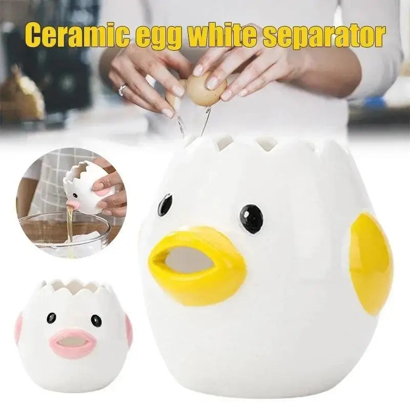 Funny Small Chick Separator Suitable Eggs Yolk White Ceramics