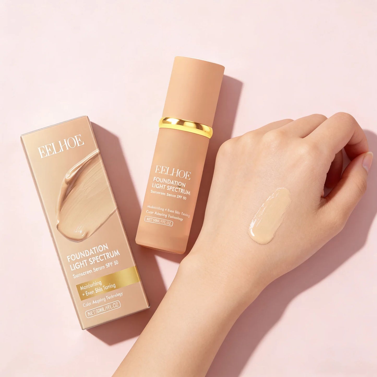 Eelhoe 4-in-1 Color Changing Foundation SPF 50 | Full Coverage