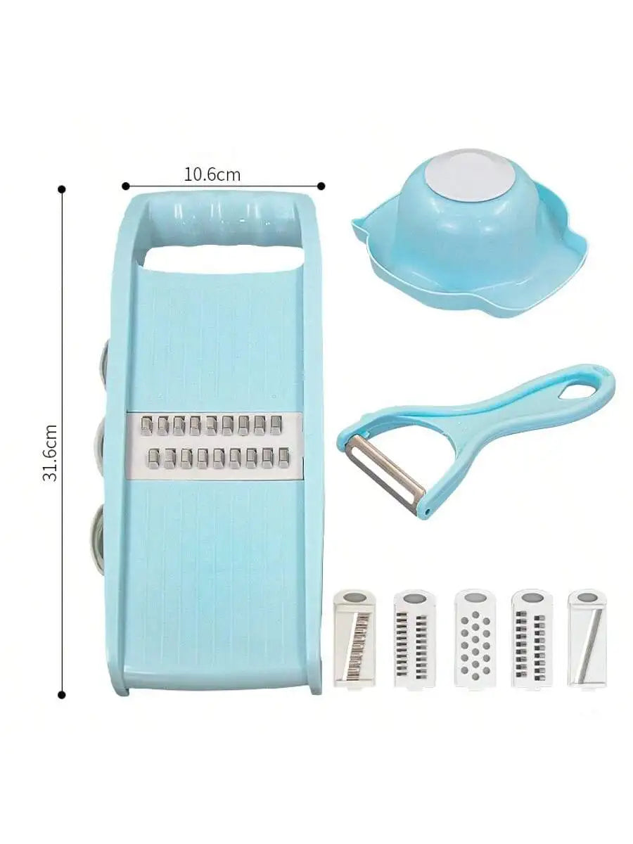 5-in-1 Vegetable Slicer & Food Grater | Kitchen Mandoline