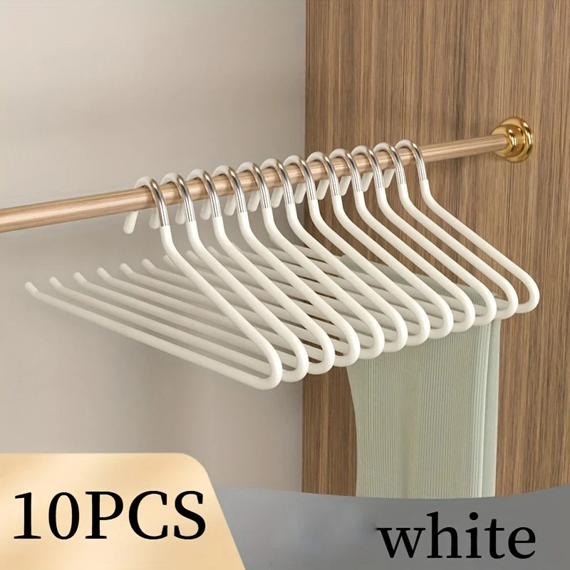 Open-Ended Pants Hangers | Space-Saving Trouser Rack 5/10 Pack
