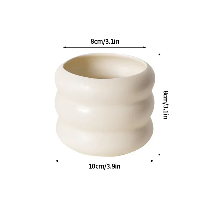 Ceramic INS Style Plant Pot | Succulent & Indoor Desk Décor