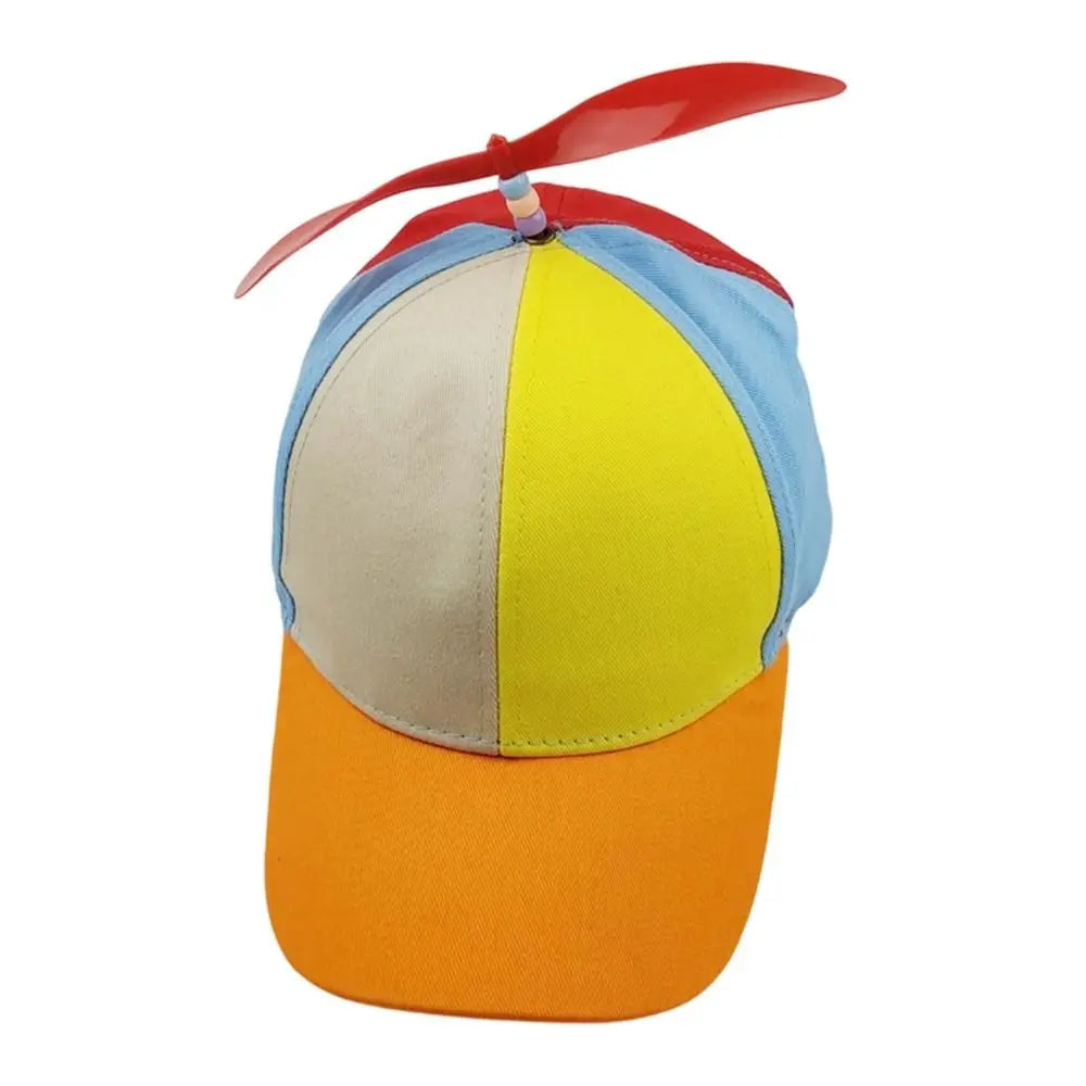 Rainbow Propeller Snapback Cap – Fun Unisex Baseball Hat